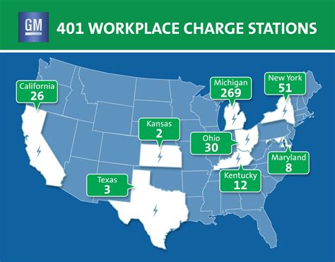 gm surpasses  ev charge stations   facilities charging station map california