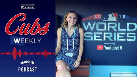 sarah langs cubs weekly podcast marquee sports network television home   chicago cubs