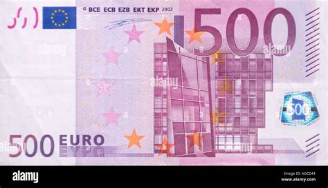 euro bank note vorne stockfotografie alamy