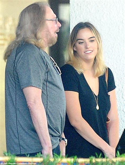 bee gee barry gibb has cosy meal with daughter alexandra daily mail online