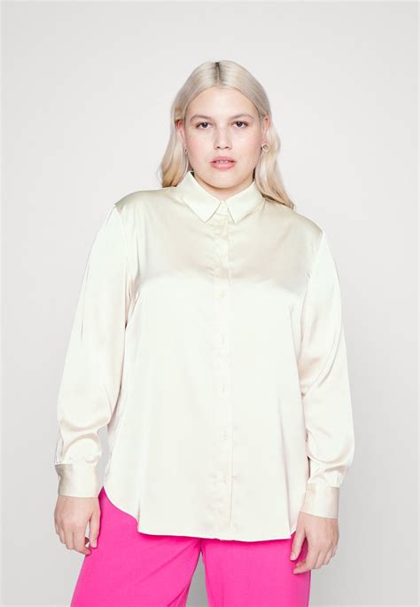 anna field curvy blouse off white zalando de