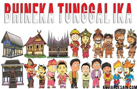 20 Gambar Poster Bhineka Tunggal Ika Dan Maknanya