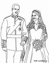 Coloring Kate Wedding William Pages sketch template