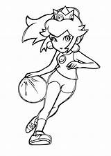 Prinzessin Basketball Basquete Ausmalbild Ausdrucken Pfirsich Malvorlage Coloringonly Jogar Q2 Letzte sketch template