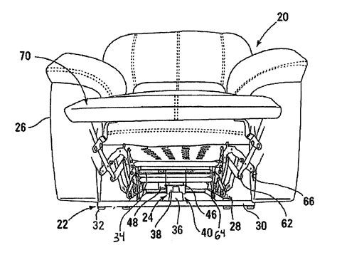 patent  reverse drive assembly  recliner power mechanism google patents
