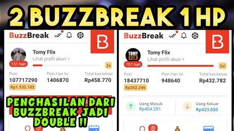 buat  buzzbreak  satu hp  aplikasi youtube