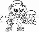Splatoon Coloring Pages Inkling Para Colorear Printable Squid Colouring Draw Páginas Sheets Getcolorings Color Kids Choose Board Comments Inspirational sketch template