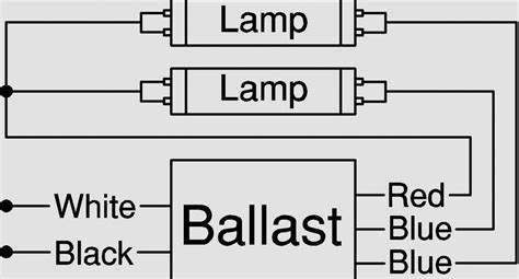 wiring diagram   electronic ballast