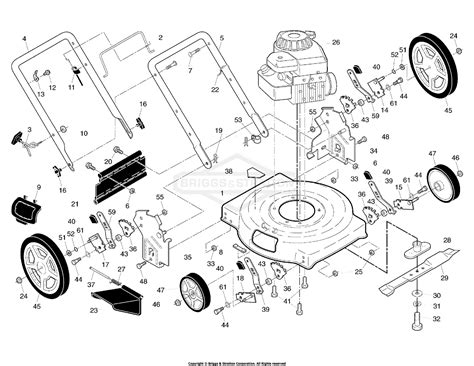 lawn mower parts diagram  bolens lawn mower parts diagram model amf