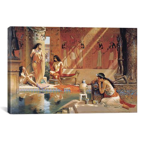 Egyptian Bathers 18 W X 12 H X 0 75 D Maher Morcos Touch Of Modern