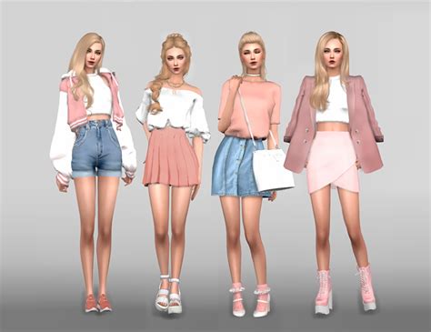 cute sims  cc outfits images   finder