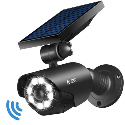 solar motion sensor light outdoor lumens  led spotlight  watt