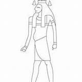 Egypt Coloring Pages Egyptian God Ancient Hapy Isis Gods Goddesses Printable Pharaoh Hellokids Seth Khepri Goddess Hathor sketch template