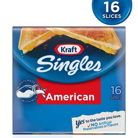 kraft singles american slices  ct  oz wrapper walmartcom walmartcom