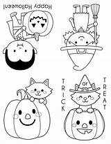 Halloween Coloring Printable Book Mini Books Cute Print Sheets Pages Kids Drawings Happinessishomemade Choose Board sketch template