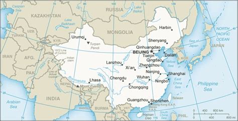 china location geography