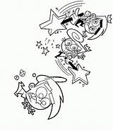 Coloring Parents Fairy Old Pages Fairly Oddparents Printable Popular sketch template