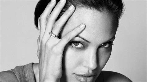 1920x1080 Angelina Jolie Black And White Hd Wallpaper 1080p Laptop Full