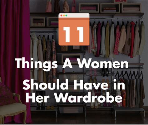 11 Things Woman Should Have In Her Wardrobe