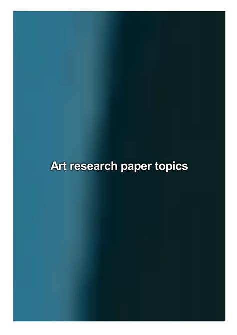 art research paper topics  peerecti issuu