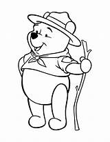 Winnie Coloring Pages Pooh Characters Previous sketch template