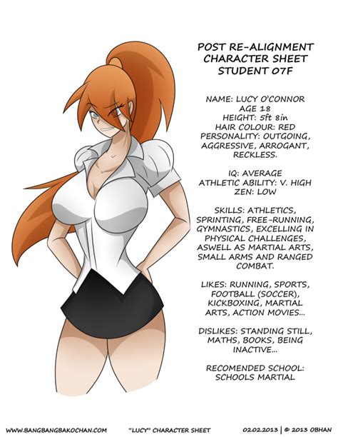 lucy character reference sheet by obhan hentai foundry