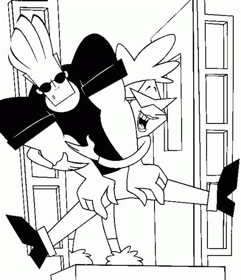 drawing johny bravo  cartoons printable coloring pages