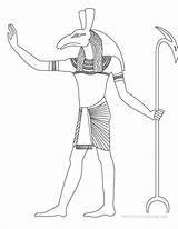 Seth Gods Dioses Egipcios Egipto Egypte Goddesses Pintar Hellokids Anubis Egipcia Coloringtop Egizia Dessus Colorier Antica égypte Khnum Deidad ägypten sketch template