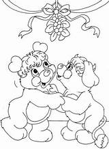 Coloring Popples Nativity Bears sketch template
