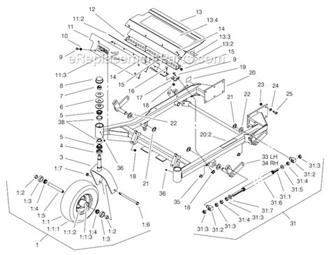 toro  master parts diagram hanenhuusholli