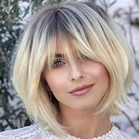 46 Bob With Bangs Hairstyle Ideas Trending For 2019 Kapsels Kapsel