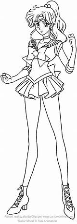 Sailor Jupiter Coloring Crystal Moon Pages sketch template