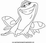 Sapo Tiana Colorare Naveen Frog Principessa Ranocchio sketch template