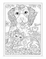 Coloring Marjorie Sarnat Pampered Malvorlagen Puppies Valentines Plastyczne Prace Chien Marjoriesarnat Martinchandra sketch template