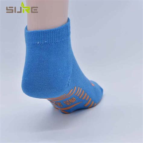 China Performance Socks Factory Bright Blue Men Sex Sport Ankle Sock