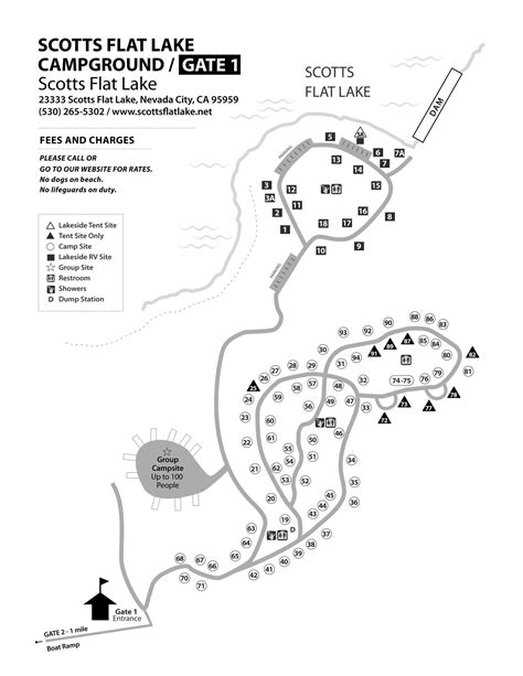 scotts flat lake campground maps nid recreation