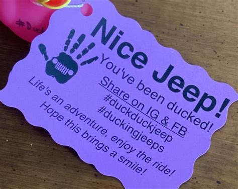 jeep duck tags printable digital   printable tags jeep
