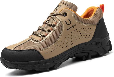 safety shoes men lightweight breathable steel toe work shoes summer