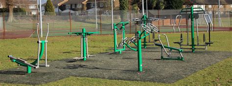 outdoor exercise equipment installed holland sports social club