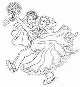Coloring Couple Pages Stamps Bridal Digital sketch template