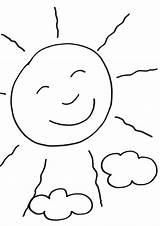 Sonne Ausmalen Sommer Ausdrucken Malvorlage Himmel Malvorlagen Ausmalbild Kostenlos Schule Familie Sonnenschirm sketch template