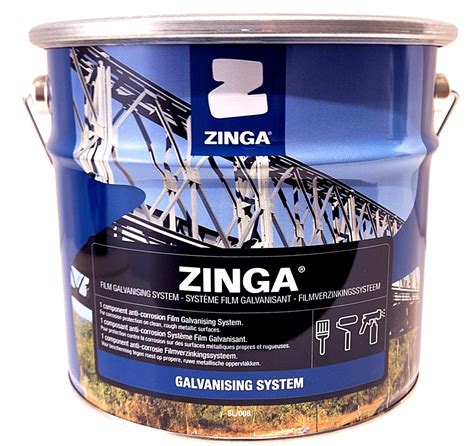 Zinga Z5 Zinc Film Cold Galvanizing Coating 1 2 Gallon