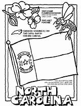 Carolina North Coloring Pages Crayola State Color Kids Printable Print Flag Nc Symbols Activity Symbol Traveling History Car Activities States sketch template