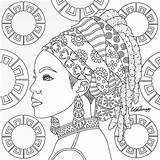 Coloring Pages Queen Tribal Mandala African Adult Afrique Adults Therapy Books Book Para Colorir Colouring Color Choose Board Vk Africano sketch template