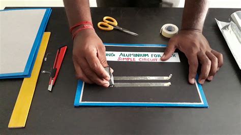 circuit  aluminium foil youtube