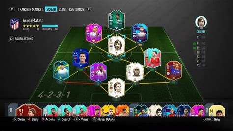 team  champs game  johan cruyff show fifa  ultimate team fifa  fifa