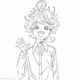 Promised Neverland Xcolorings Norman sketch template
