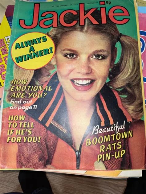 Jackie Vintage Retro Teen Girls Magazine Issue 786 27th June 1979 Vg