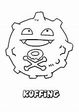 Pokemon Coloring Pages Koffing Ditto Printable Print Color Kids Hellokids Pikachu Cartoon Weezing Visit Bubakids Sheets Coloringtop sketch template