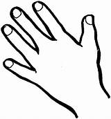 Coloring Pages Human Body Fun Hand sketch template